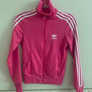 Adidas size S hot pink zip up